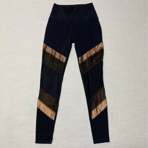 BEYOND YOGA | Limited Edition Soleil High Waisted Leggings Black & Copper